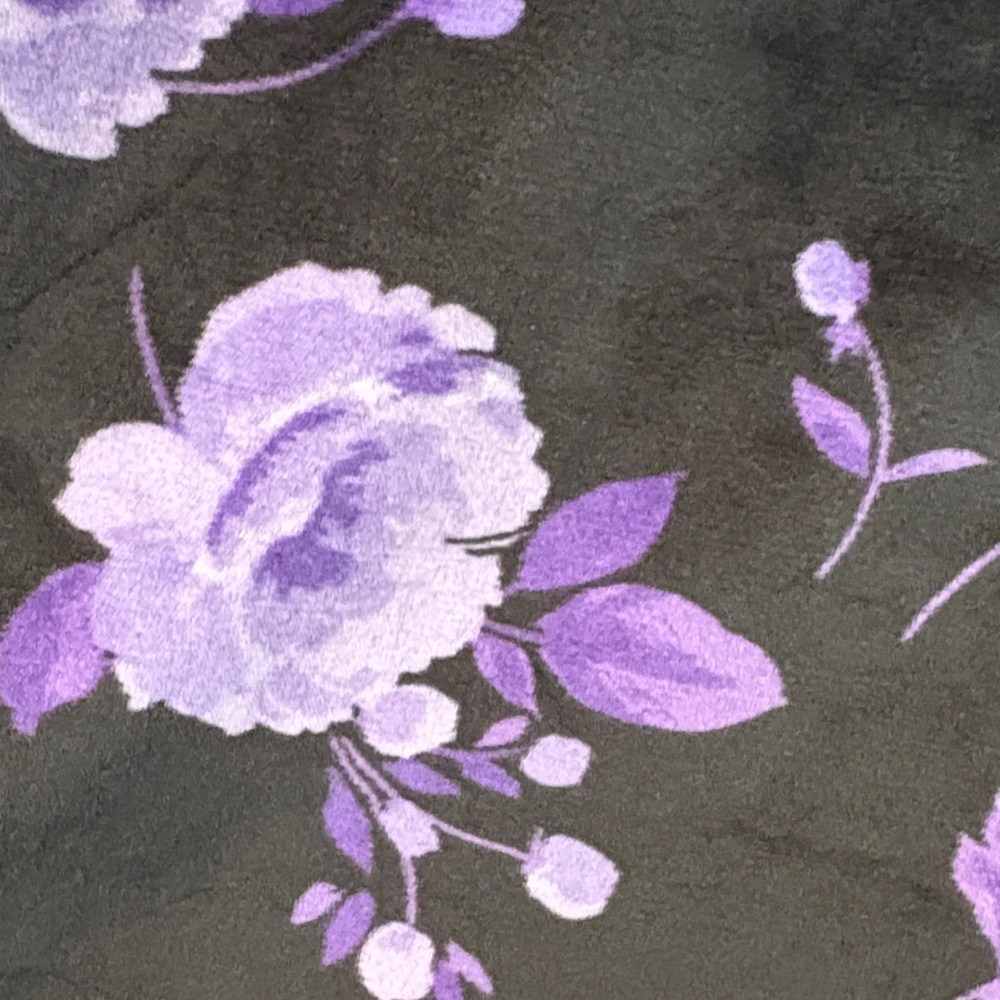 Super Soft Aria Collection Purple Floral‎ House Dress/Robe - Picture 5 of 8